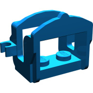 Lego koňské sedlo s klipem, modrá (449123, 4264485)